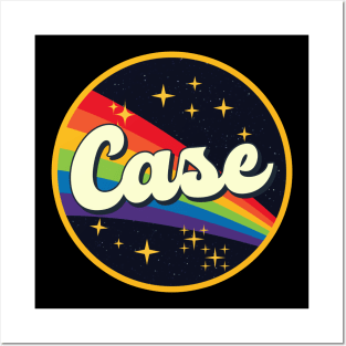 Case // Rainbow In Space Vintage Style Posters and Art